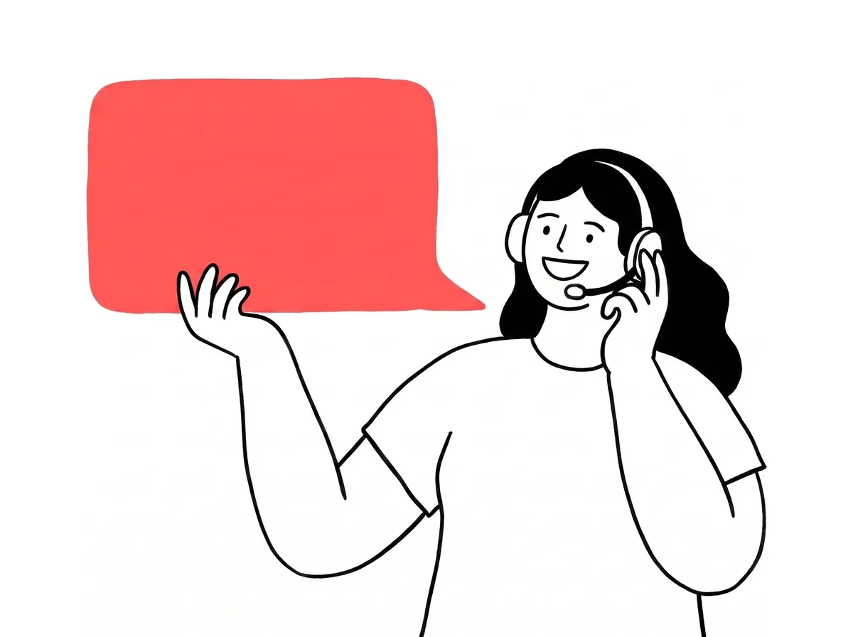 Illustration: Anrufannahme im Namen Ihres Unternehmens