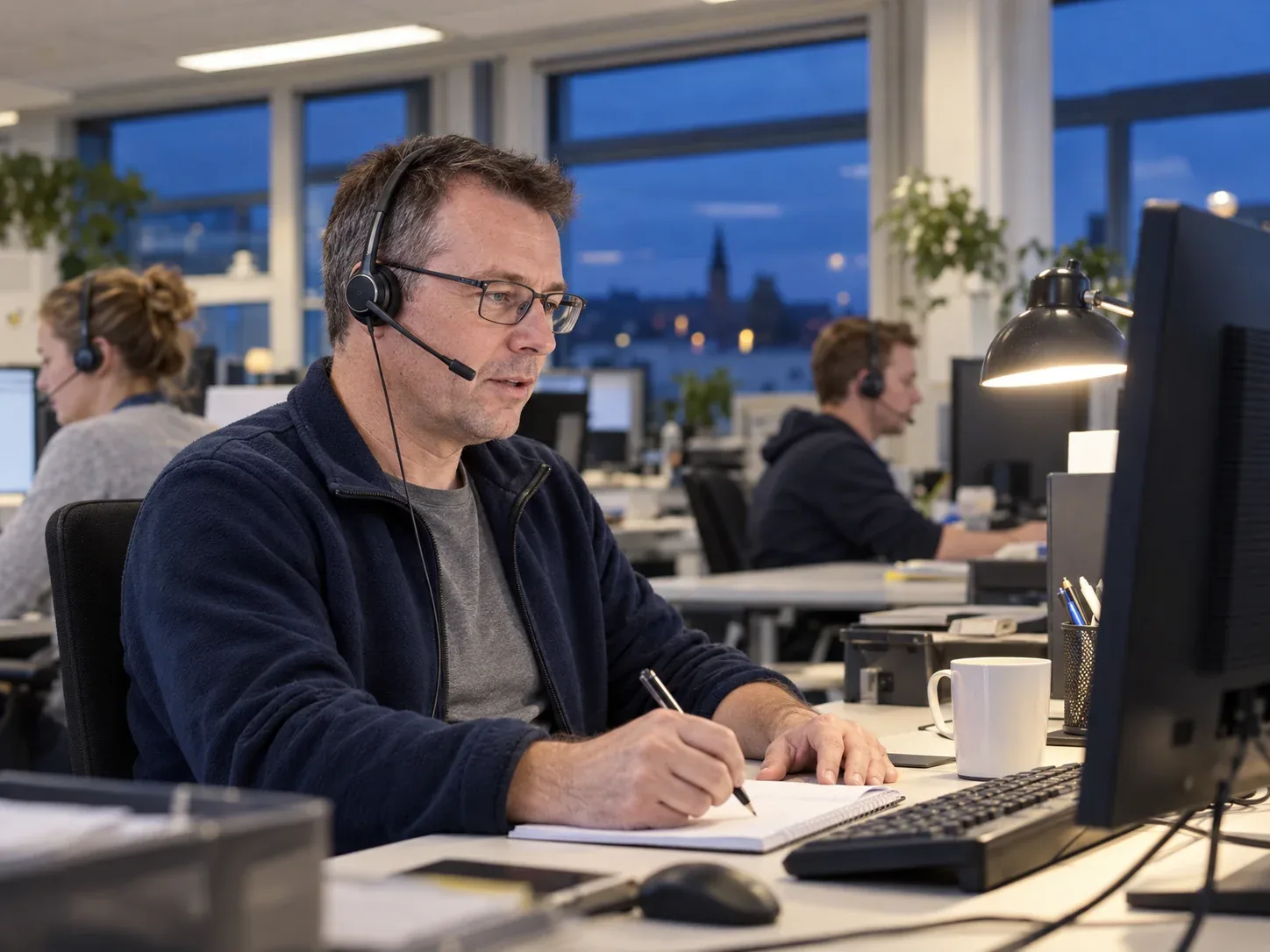 Nachtschicht am Headset – die Notfall-Hotline von starbuero.de ist rund um die Uhr besetzt