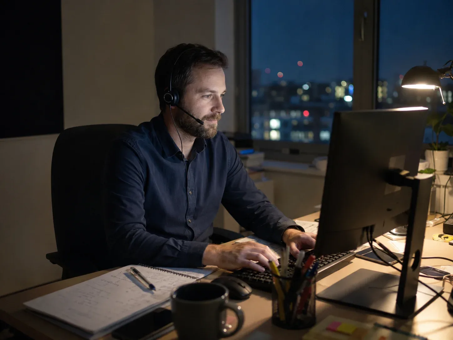 Nachtschicht am Headset – die Notfall-Hotline von starbuero.de ist rund um die Uhr besetzt
