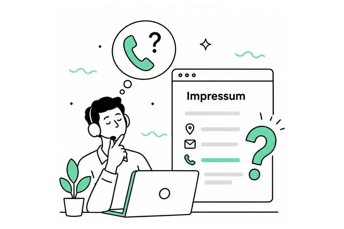 Ist die Telefonnummer im Impressum Pflicht?