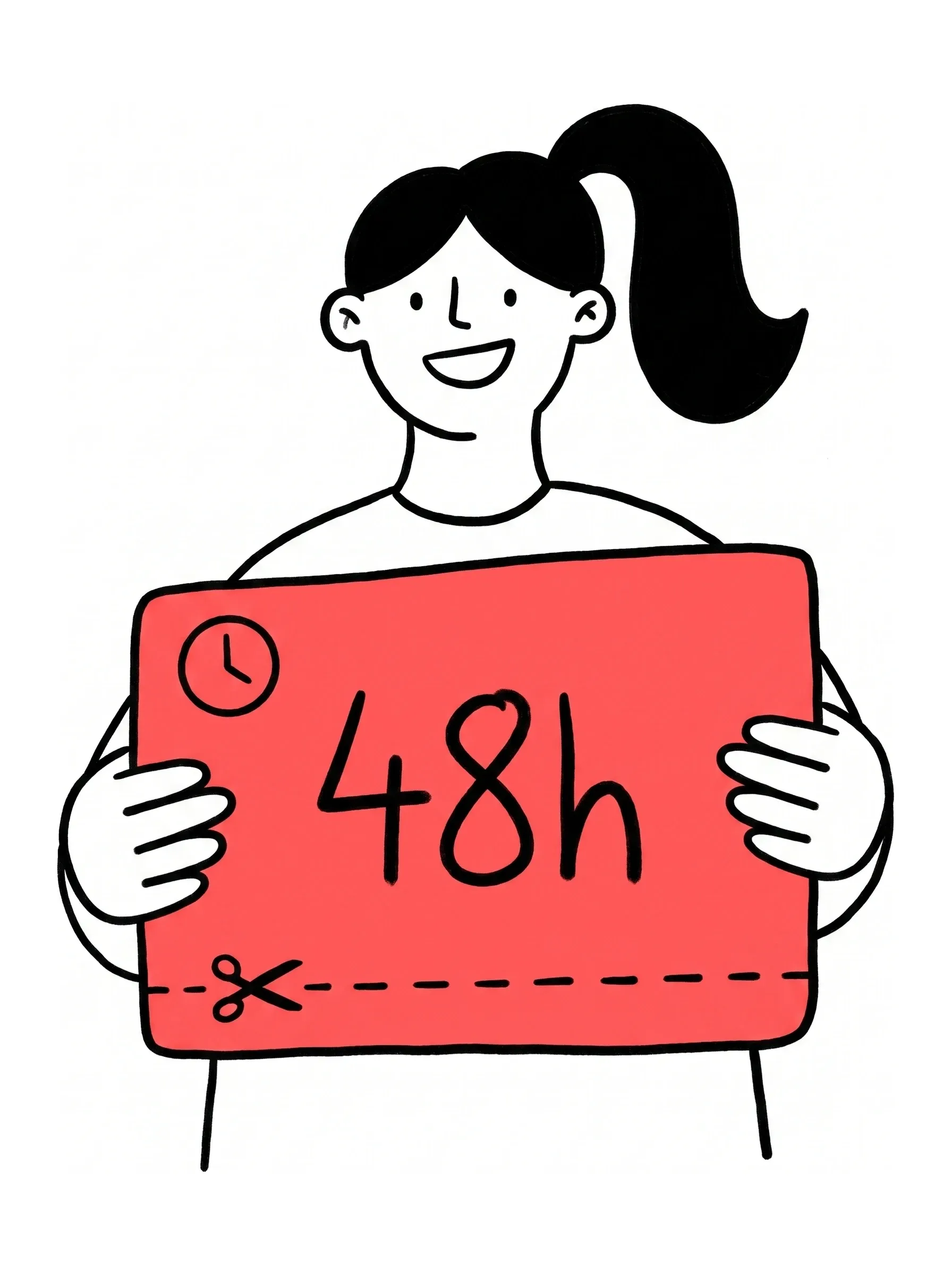 Illustration: 48 Stunden kostenlos testen bei starbuero.de