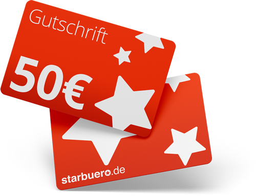 50 Euro Startguthaben Gutschein starbuero.de